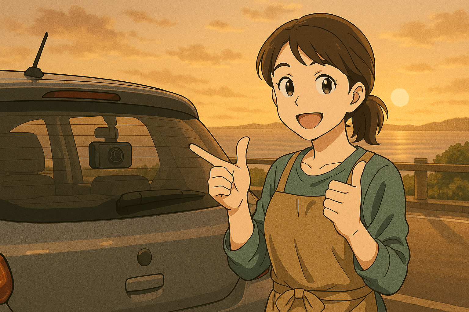 主婦でも鉄壁 ―― ドライブレコーダーが撃退した夕方の煽り運転