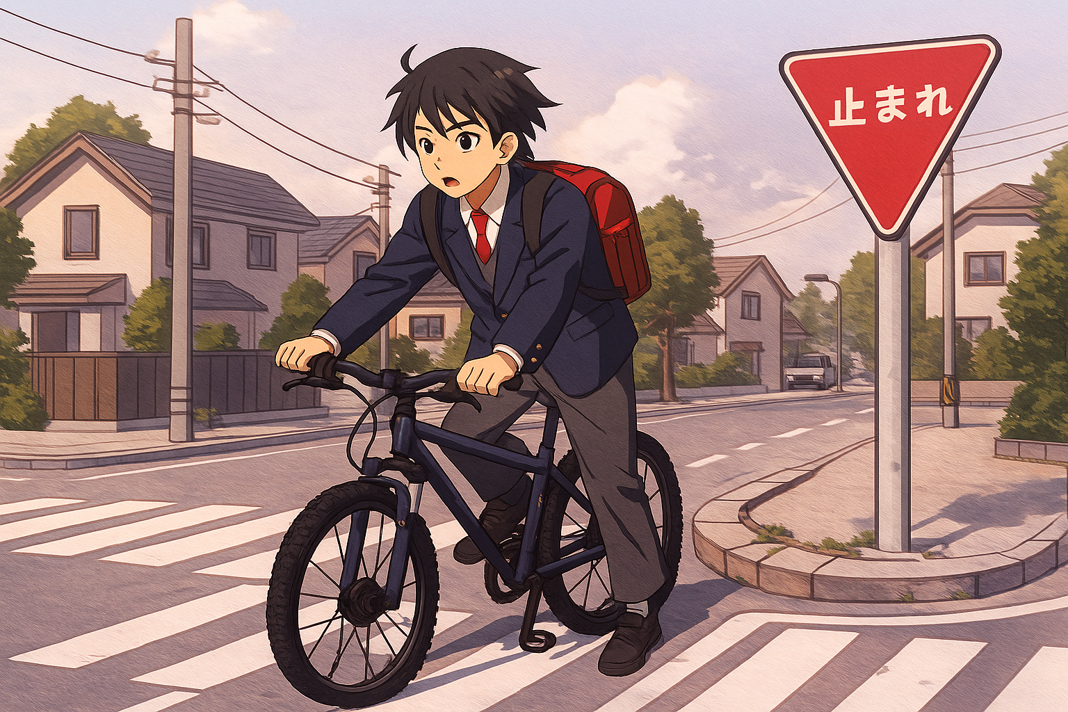 自転車の信号無視・一時停止無視は違反？道路交通法と罰則・講習制度を解説