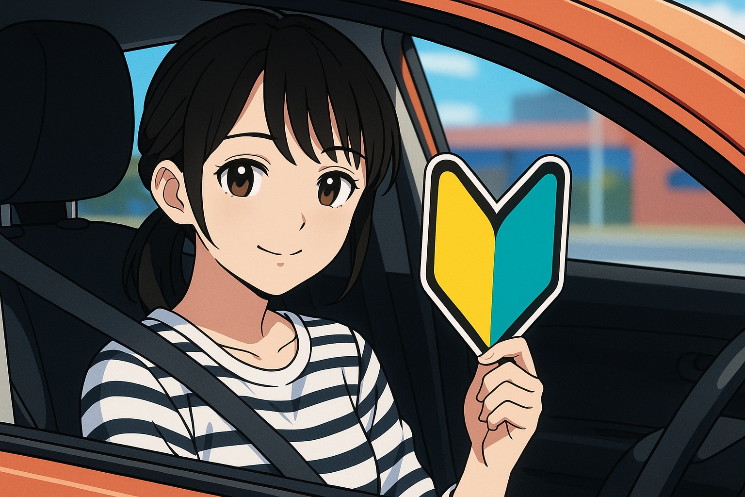 若葉マークを付けないと違反？初心者標識の義務と罰則を徹底解説