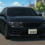 あおり運転をされやすい車・する車の特徴とは?見た目・習慣・心理から分析 ナンバープレートの4桁数字が「8888」の車