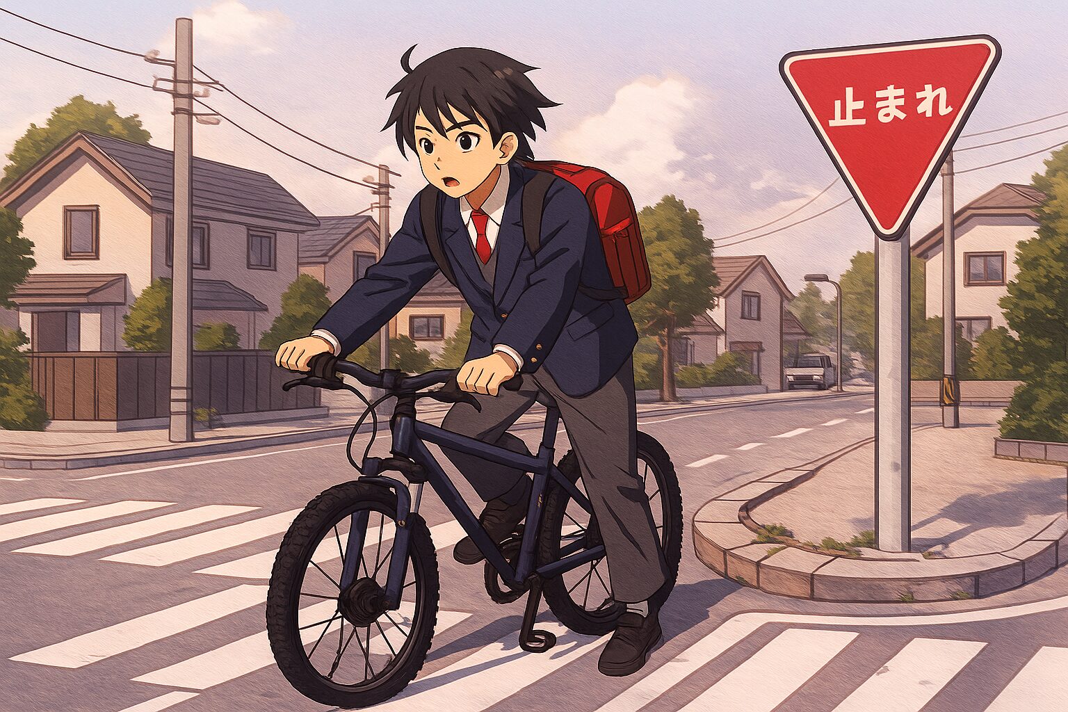 自転車の信号無視・一時停止無視は違反？道路交通法と罰則・講習制度を解説