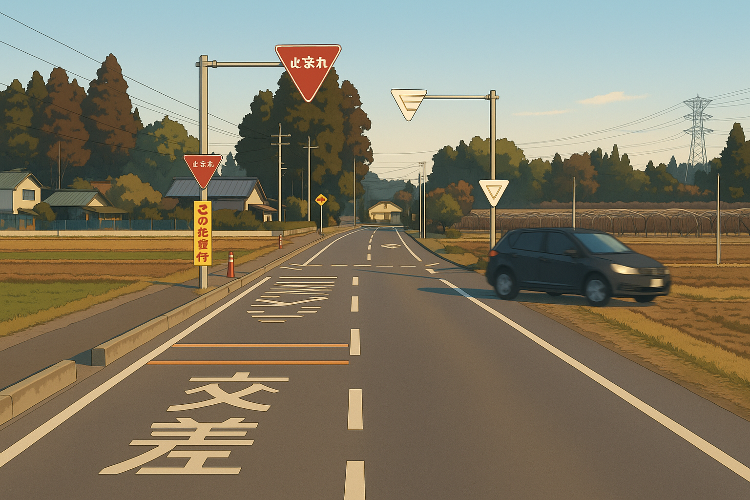 「止まれ」があるけど見通し良いときは止まらなくていい?法律と実例で徹底解説|あおり運転データベース|被害・加害・防止を知る総合サイト