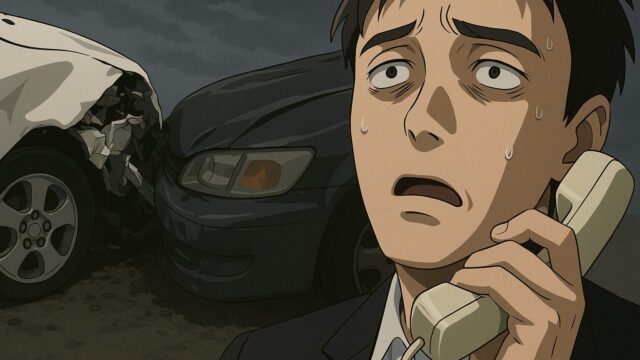 絶望する男性