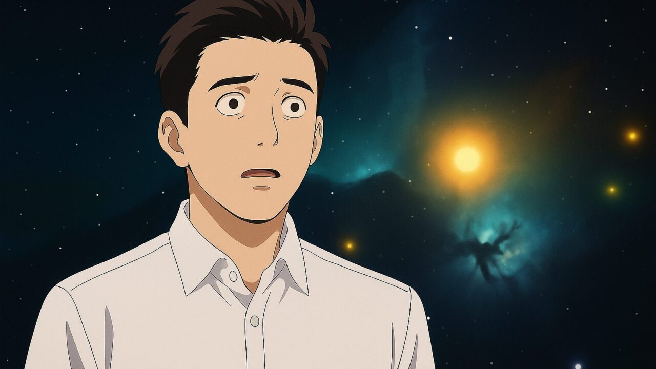 絶望する男性